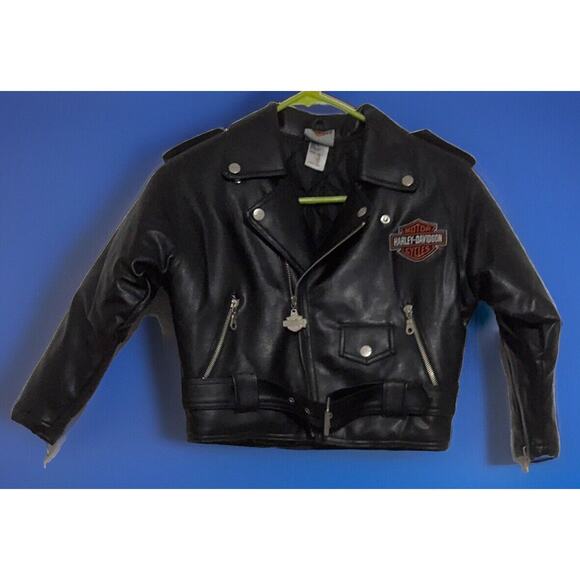 Harley Davidson Jacket Kids Size 6 - Picture 1 of 9
